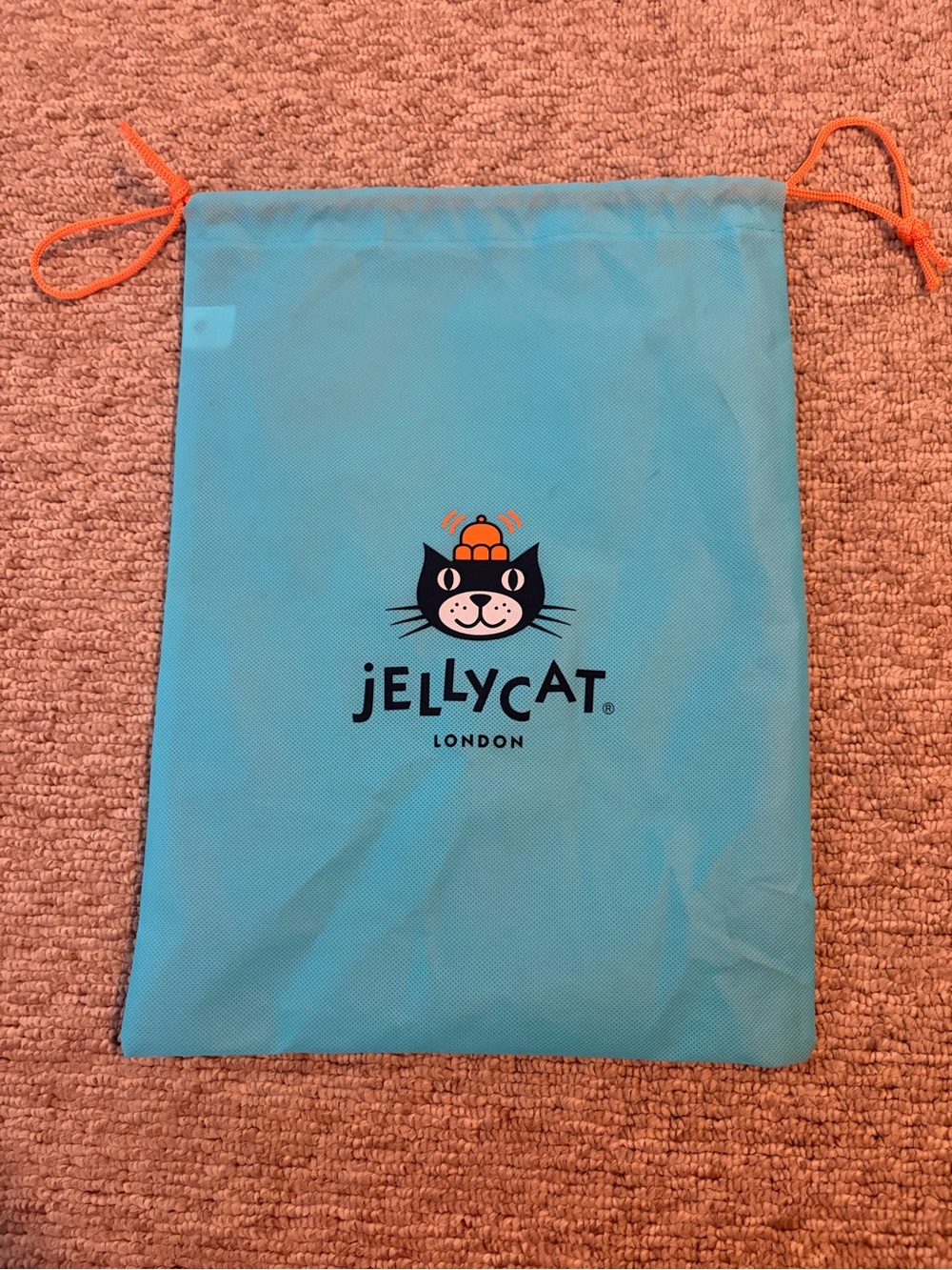 Jellycat Blue Drawstring dust bag